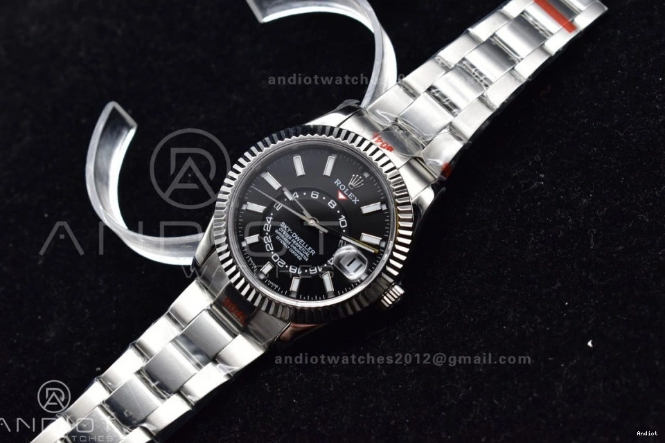 Dial TWF SS on A23J Skydweller Bracelet Edition Best SS Black 1112 Lightweight 0808